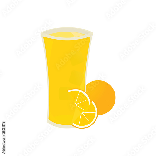 Orange juice in glass