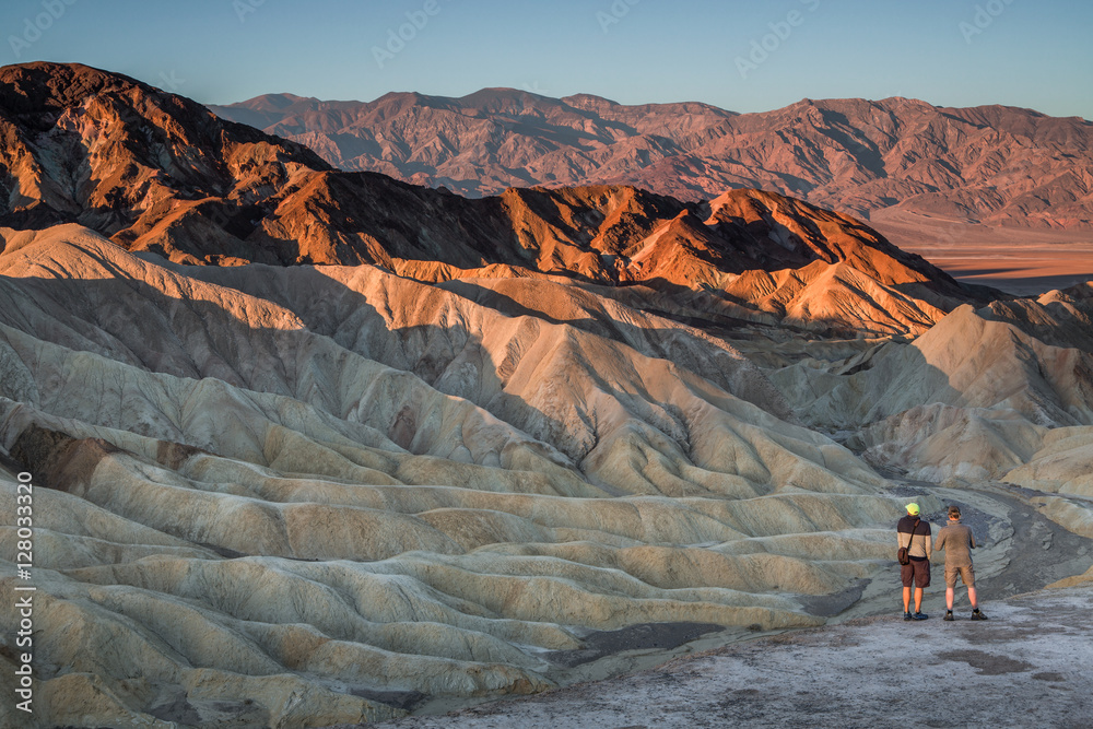 Fototapeta premium The Colorful Ridges Of Zabriskie Point, Death Valley National Pa