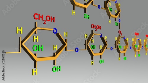 Amylopectin structure photo