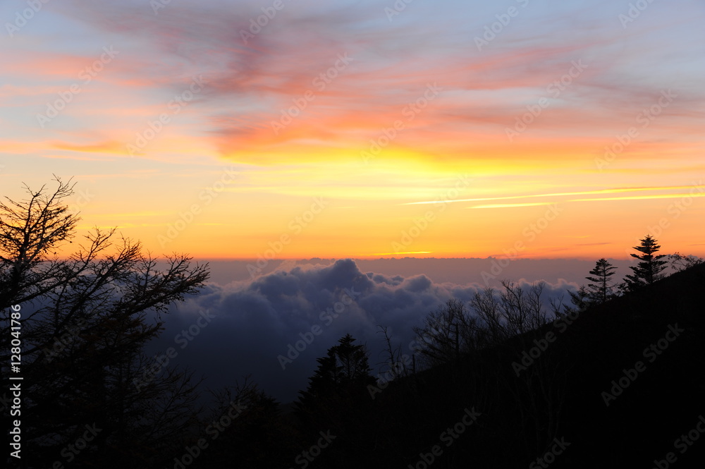 Obraz premium Mount Fuji 5th Station Royal Assent to the Light Japan