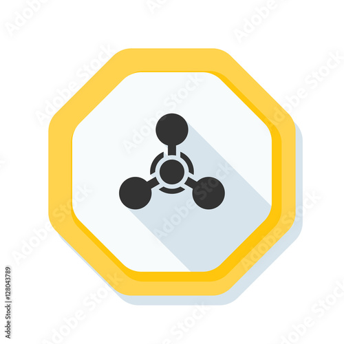 Chemical hazard sign