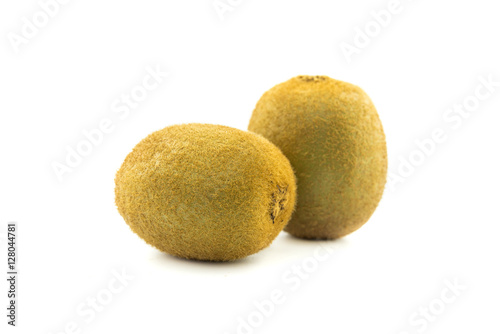 Kiwi fruit isolated on white background cutout