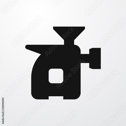 meat grinder icon illustration