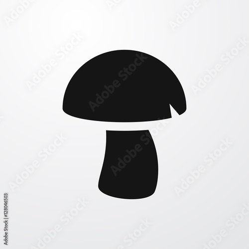 Fototapeta mushroom icon illustration