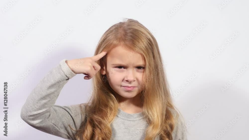 A wide range of of grimaces of beautiful girl. Gestures and emotions cute girl. A wide range of of grimaces of beautiful girl. Gestures and emotions cute girl.