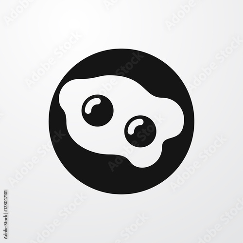 omelette icon illustration