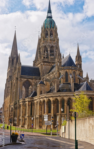 Cathedral of Our Lady of Bayeux in Calvados Normandy France