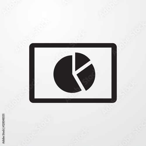 pie chart icon illustration