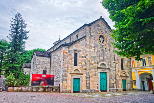 Church of Saint Francesco in center of Locarno Ticino Switzerland photo