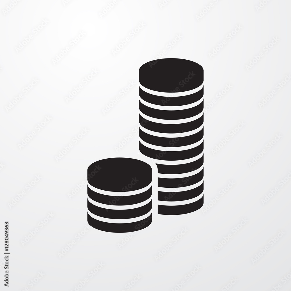 coin icon illustration coin icon illustration