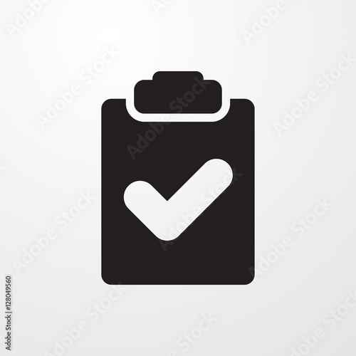 clipboard with tick icon il...