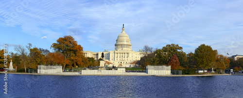Panoramic image of The Capitol Building in Washington DC, capital of the United States of America