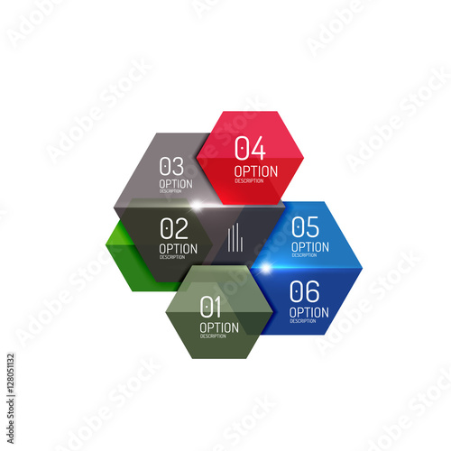 Free Download Paper geometric abstract infographic layouts - GFXLoad