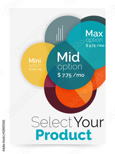 Option select infographic banner