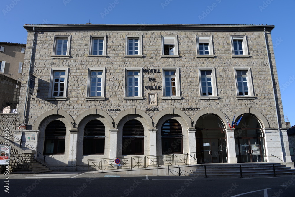 Das Historische Rathaus von Tournon sur Rhone
