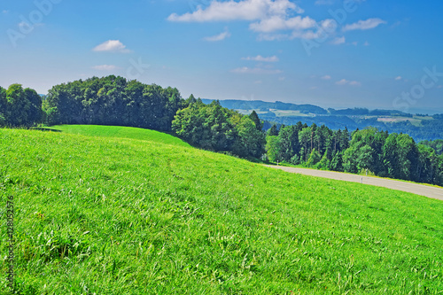 Nature in Turbenthal at Winterthur in Zurich canton of Switzerland