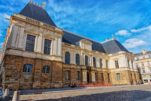 Parliament of Brittany region in Rennes in France