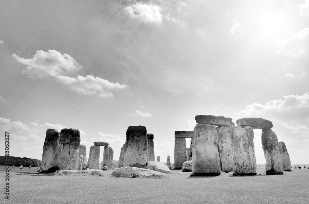 Stonehenge Black and White