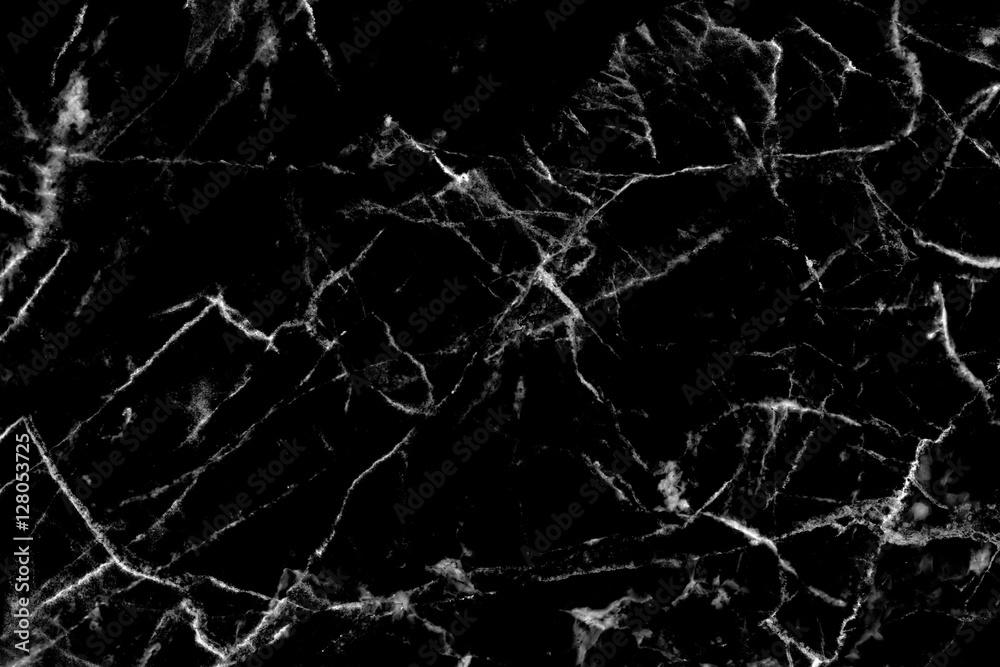 Black marble natural pattern for background, abstract natural marble