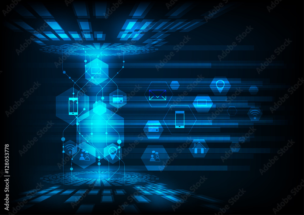 Fototapeta premium technology abstract70