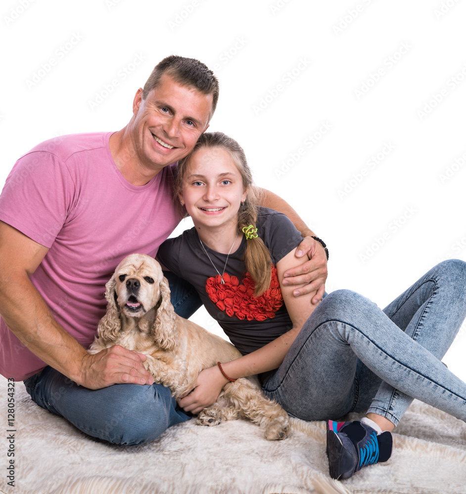 Happy smiling family Happy smiling family
