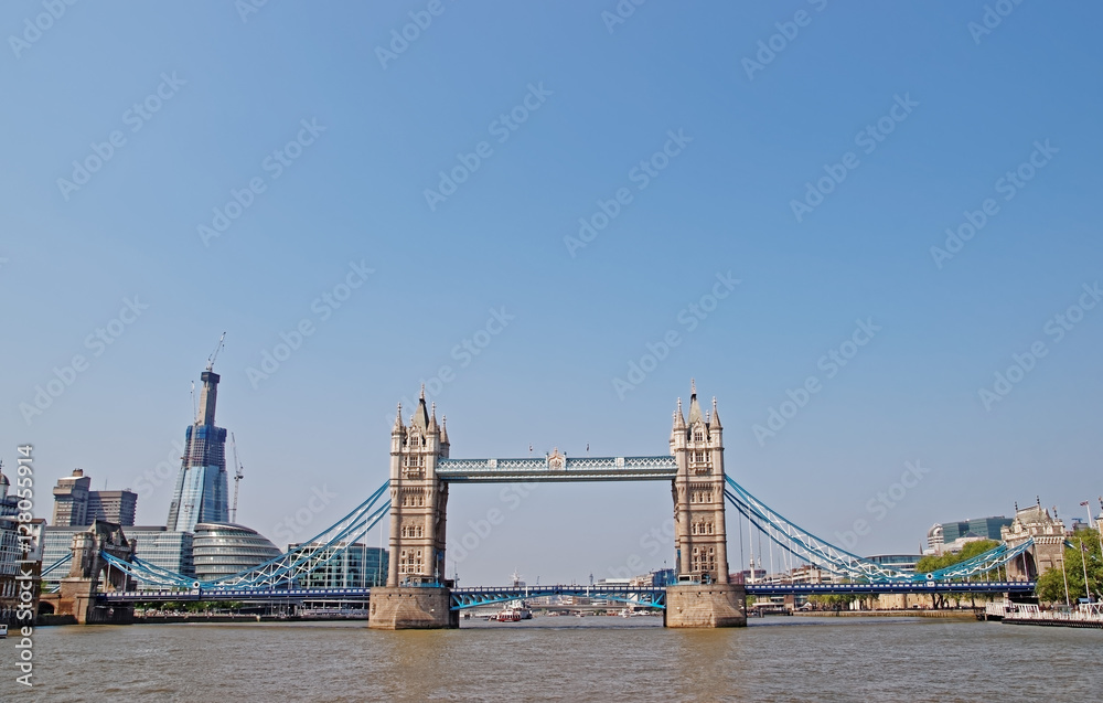 Obraz premium Tower Bridge over the River Thames in London UK