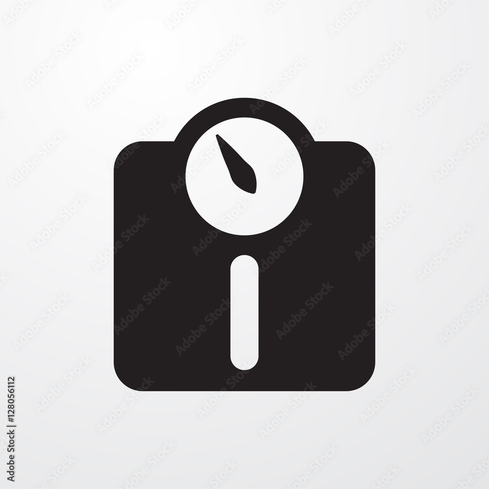 floor scale icon illustration floor scale icon illustration