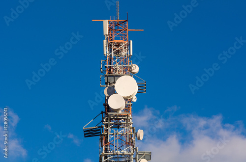 Antenna for telecommunications at Cima Panarotta (m 2002), Levico Terme, Trentino South Tyrol, Italy
 photo