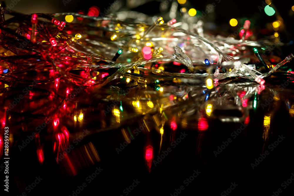amazing unique christmas golden vintage garland lights on stylis