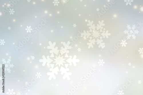 Christmas background with snowflakes 