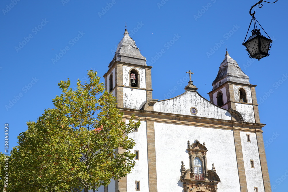 CASTELO DE VIDE, PORTUGAL: The church of Santa Maria da Devesa 