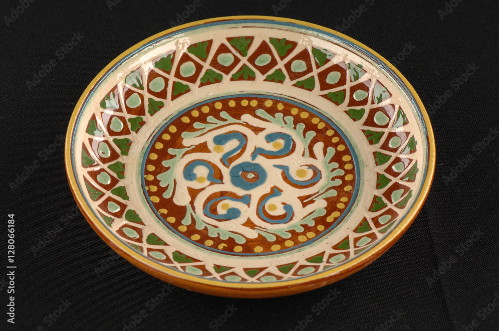 oriental antique ceramic plate oriental antique ceramic plate