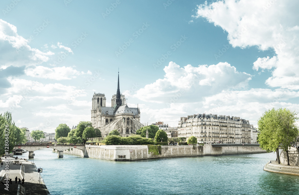 Naklejka premium Notre Dame Paris, France