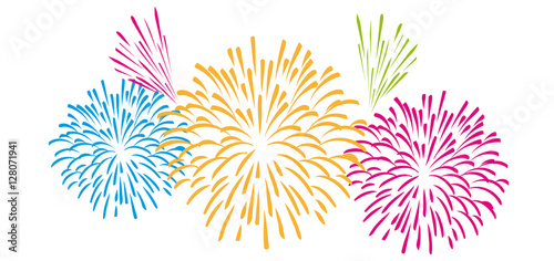 Silvester Feuerwerk Dekoration