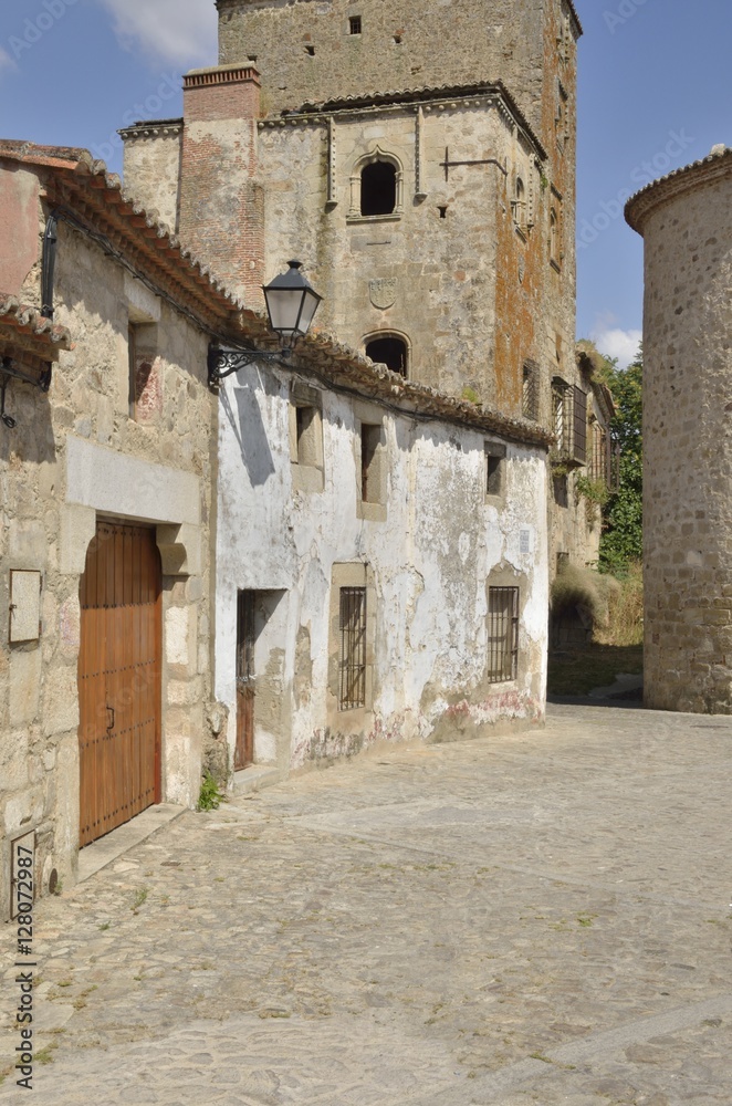 Medieval street in Trujillo, Spain