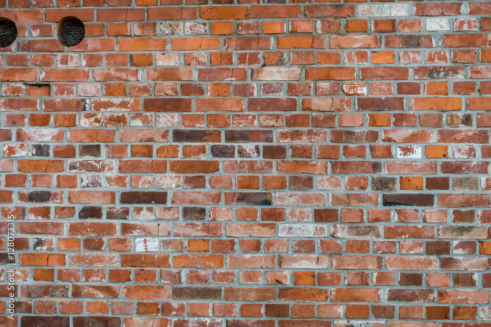 Naklejka premium Backsteinmauer