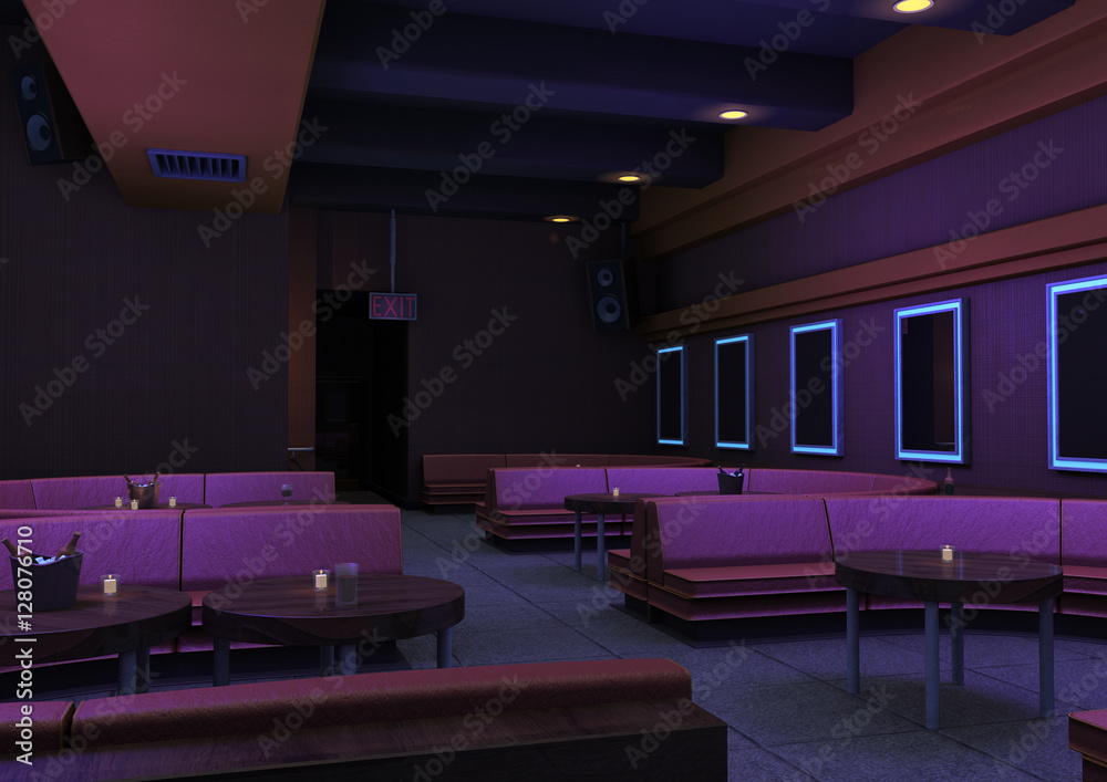 3D Rendering Lounge Bar 3D Rendering Lounge Bar