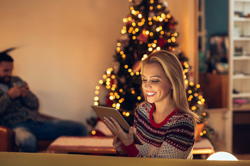Enjoying Christmas holidays