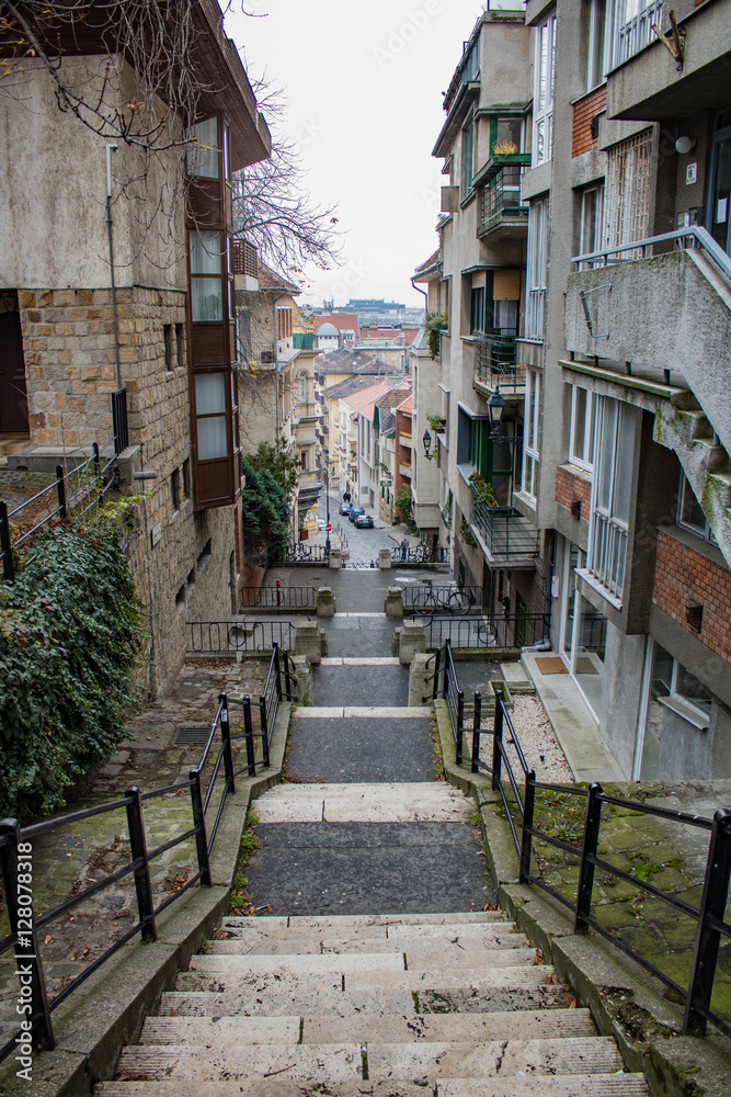 Fototapeta premium Stairs in the City