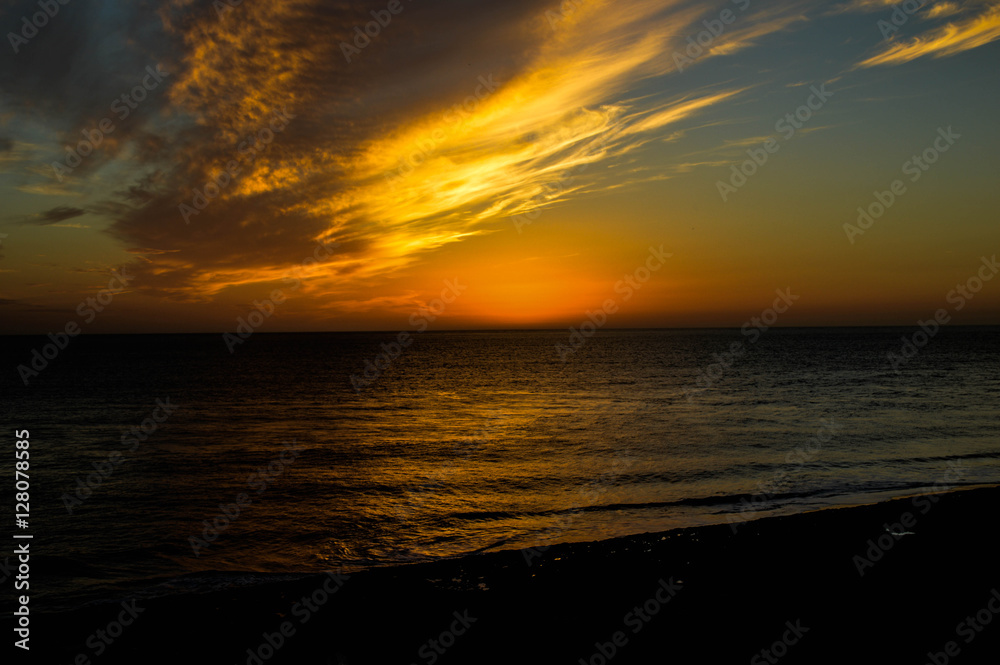 Fototapeta premium Coucher de soleil à royan