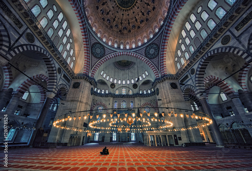 Canvas Print Süleymaniye Camii mosque in Istanbul