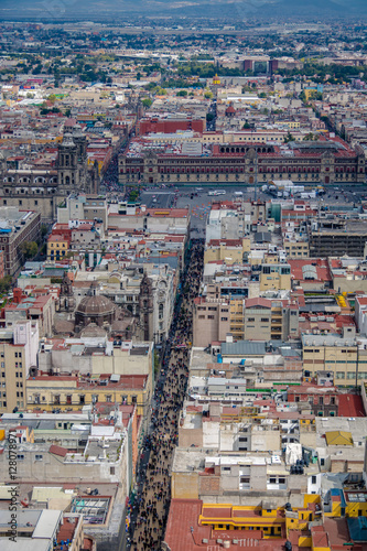 Aerial view of Mexico City - Mexico