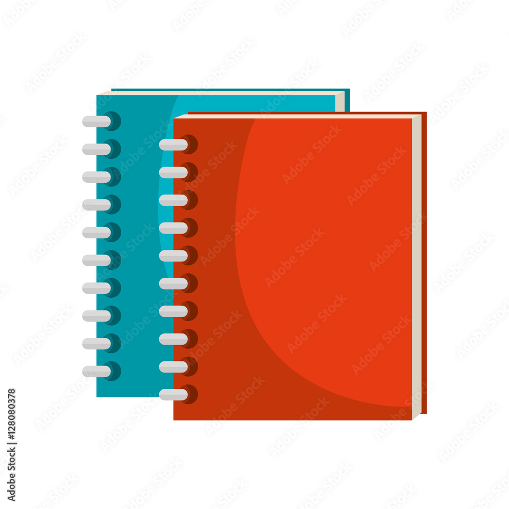 notebook school isolated icon vector illustration design notebook school isolated icon vector illustration design