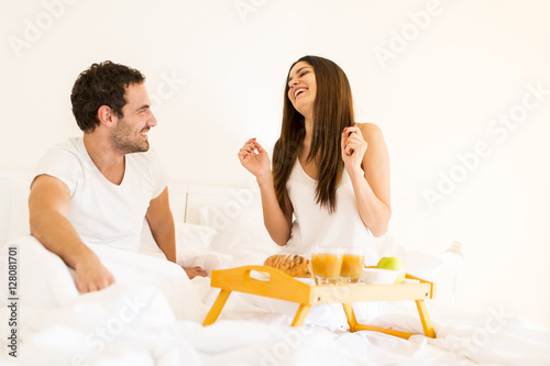 Couple in bed