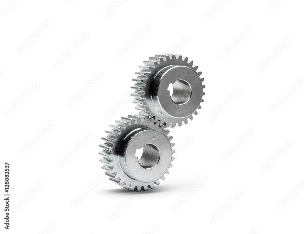 Cog wheels - gears on white background Cog wheels - gears on white background