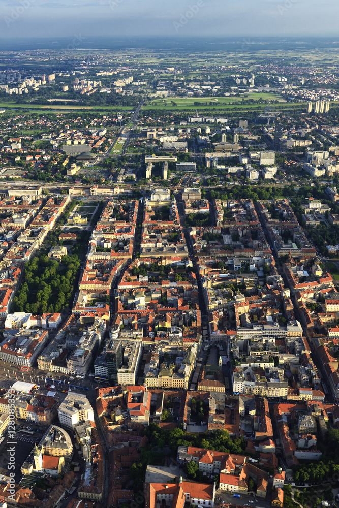 Zagreb from air