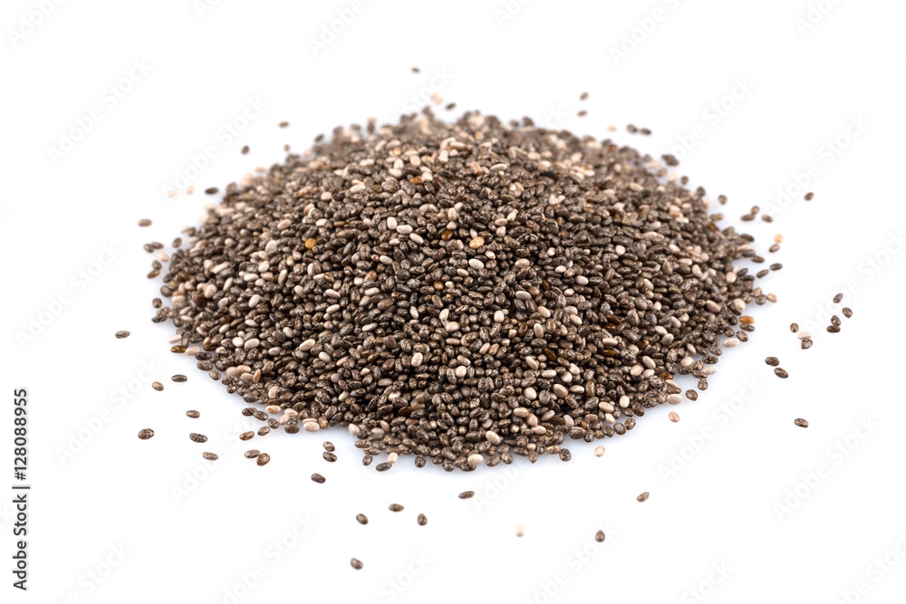 Chia seeds closeup Chia seeds closeup