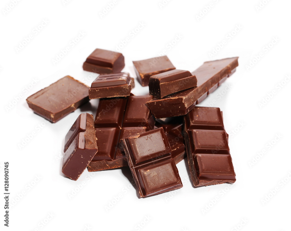 chocolate bars isolated on white background chocolate bars isolated on white background
