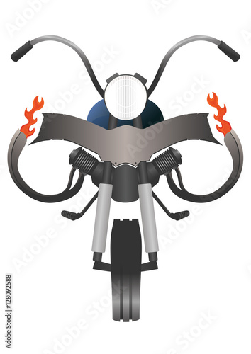 Motorcycle Front Simple