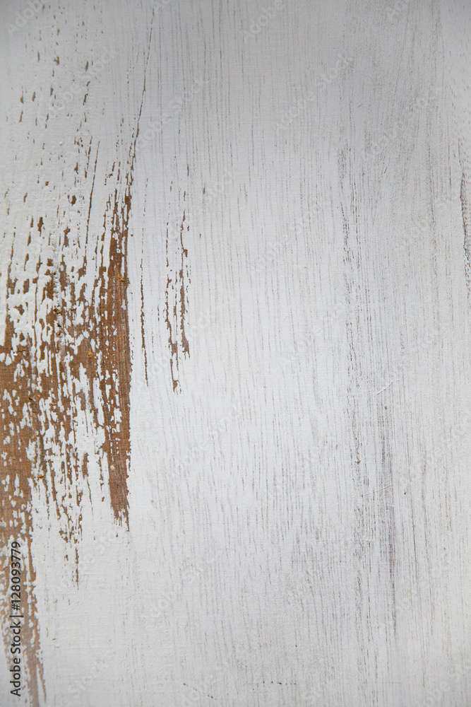 Un fondo de madera con pintura blanca y madera.